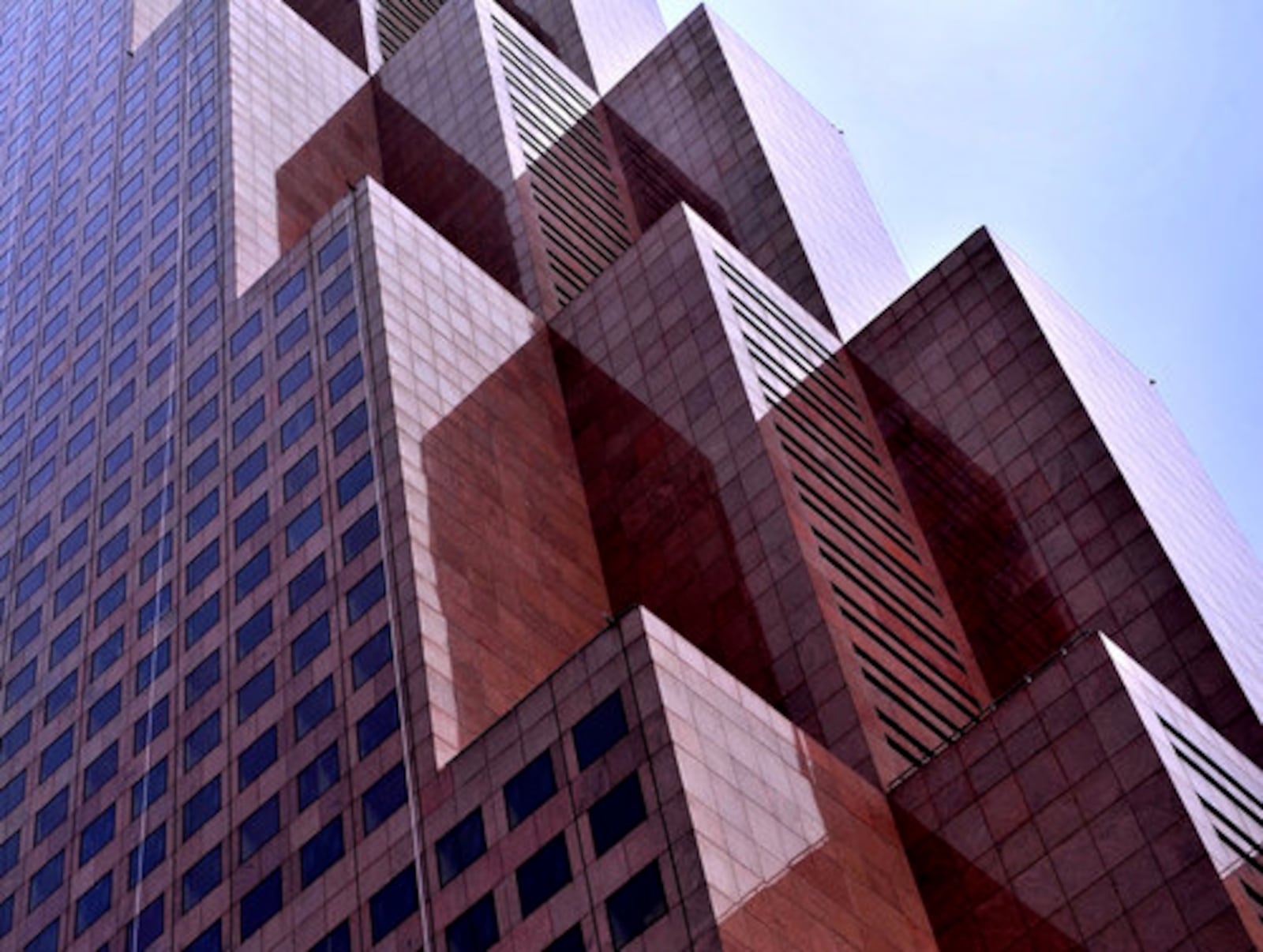 6. The Georgia Pacific Tower at 133 Peachtree St. is 697 feet tall with 52 floors. It was completed in 1981. The building is on the former site of the Loew's Grand Theater, where "Gone with the Wind" premiered.