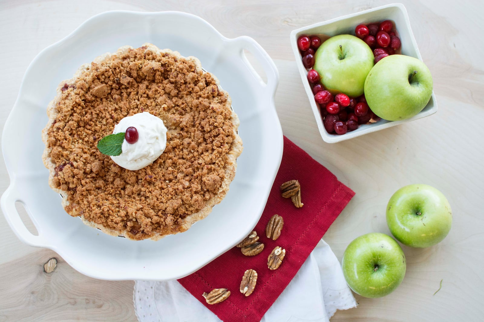 Try one of Southern Baked Pie Company's seasonal offerings, like the cranberry apple pecan pie (pictured).