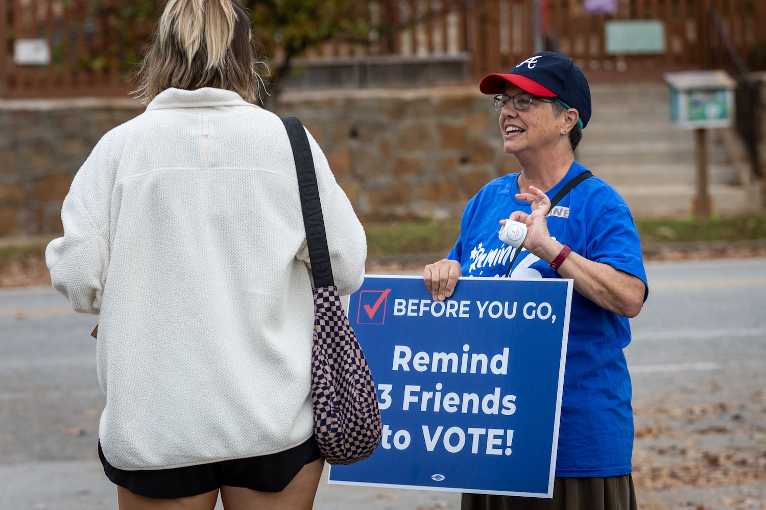 SCENES OF DeKalb  VOTERS 