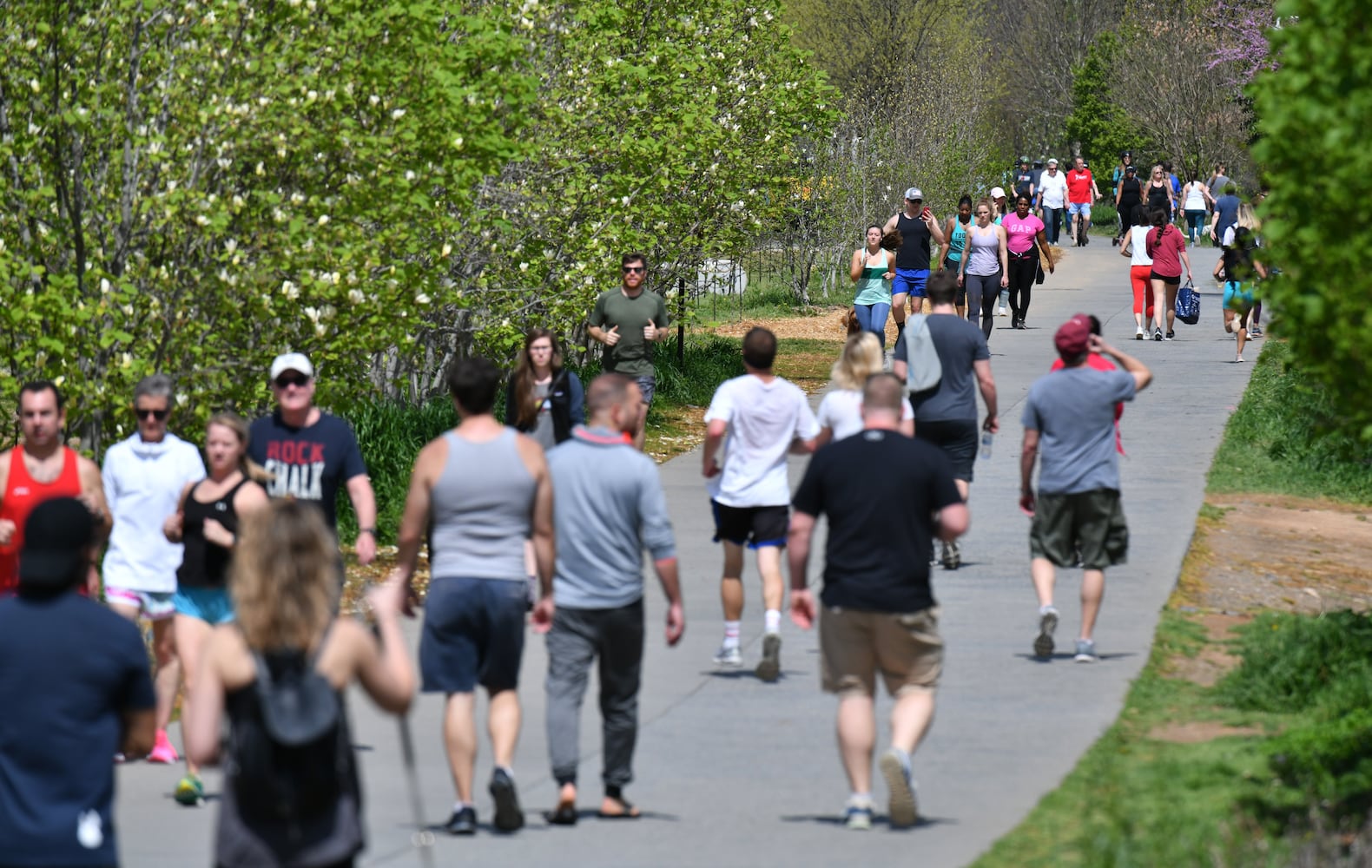 PHOTOS: Metro Atlantans head out despite coronavirus concerns