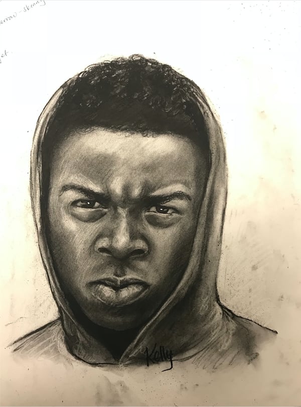 A sketch of the suspect was released Wednesday. (Atlanta Police Department)