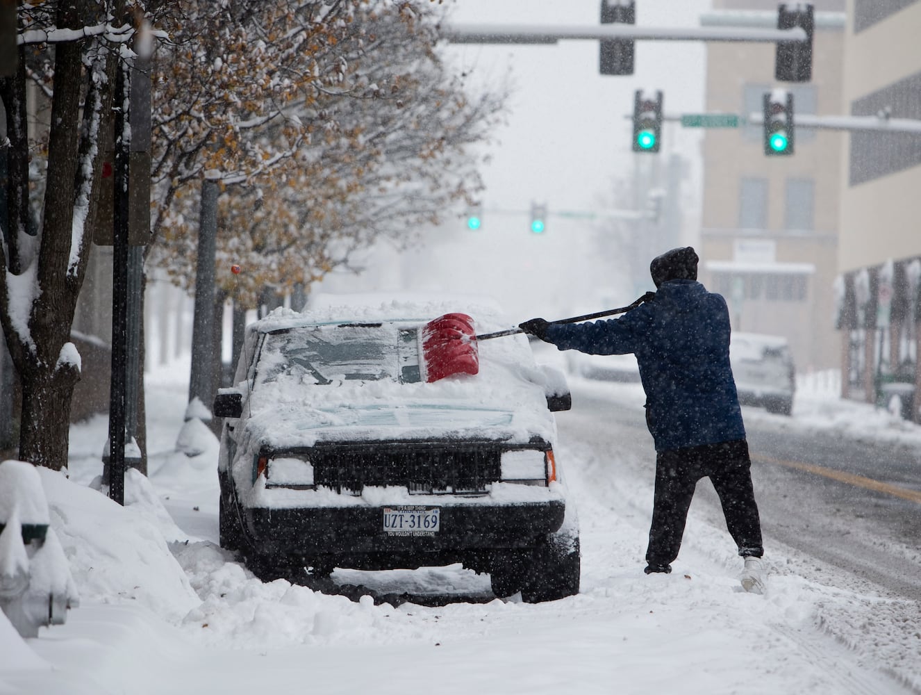 Photos: Winter storm blankets South in snow, ice