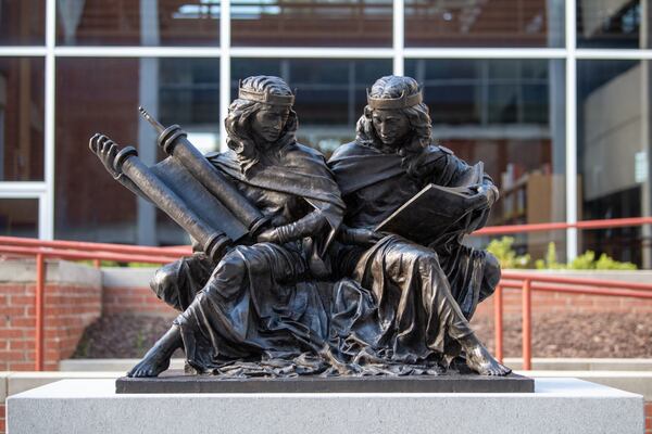 “Synagoga and Ecclesia in Our Time” sculpture. Courtesy of Photosynthesis Studio 2021