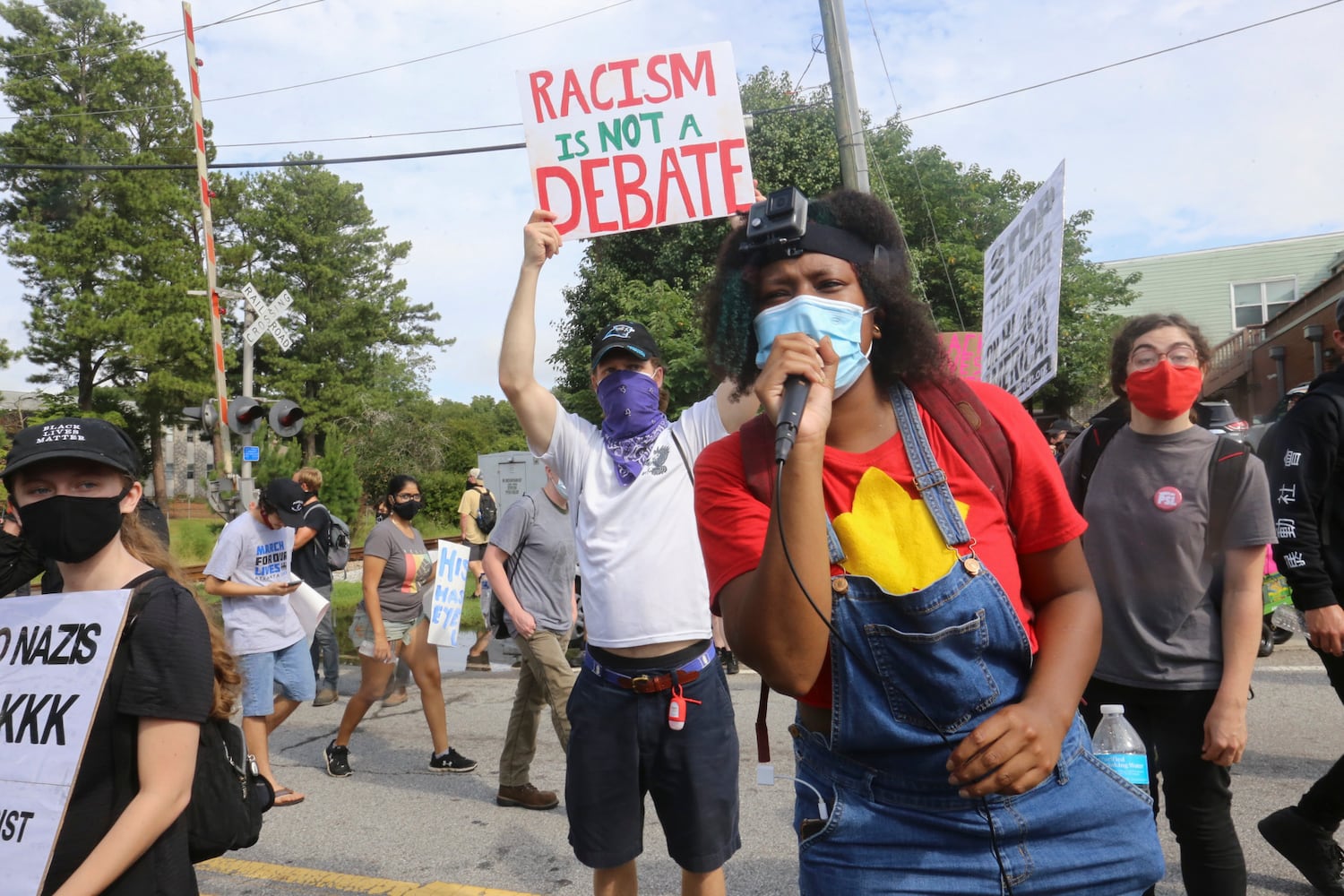 Stone mountain protest