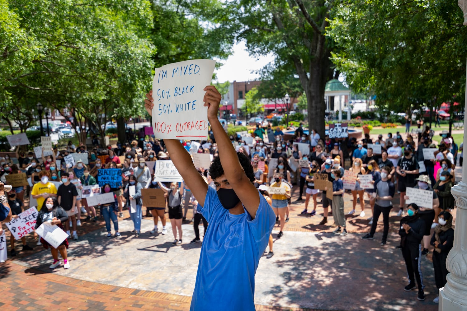 PHOTOS: Protesters gather across metro Atlanta