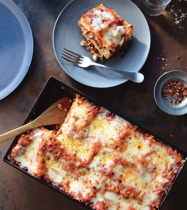 Tofu Kale Lasagna from Terry Walters' Clean Eating"