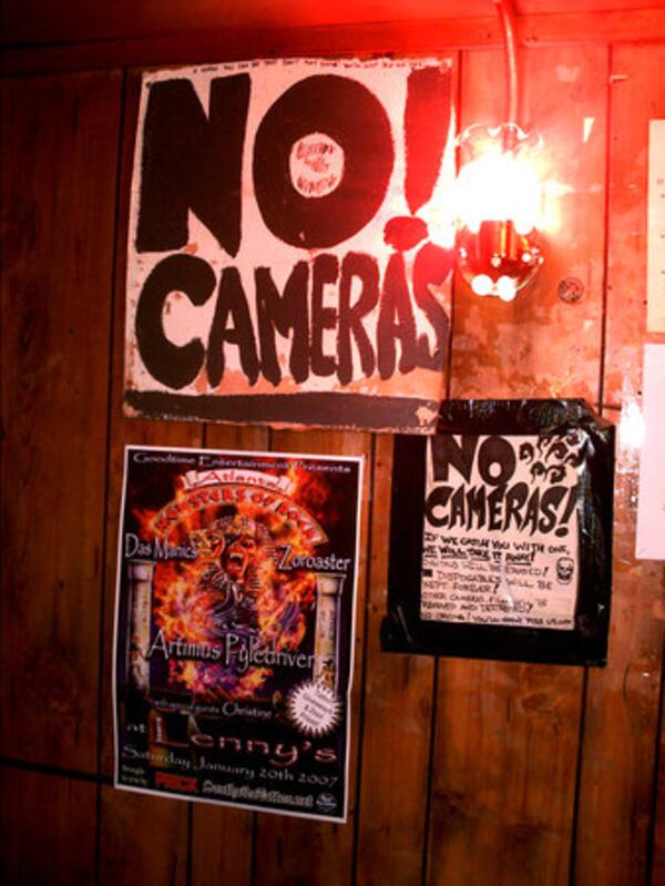 Clermont Lounge has a strict "no photo" policy. Photo: Charles Jeffress