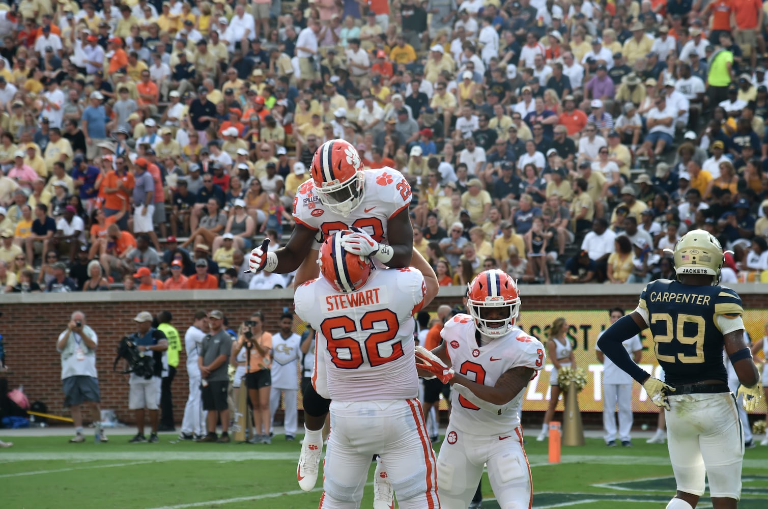 Photos: Georgia Tech loses to ACC powerhouse Clemson