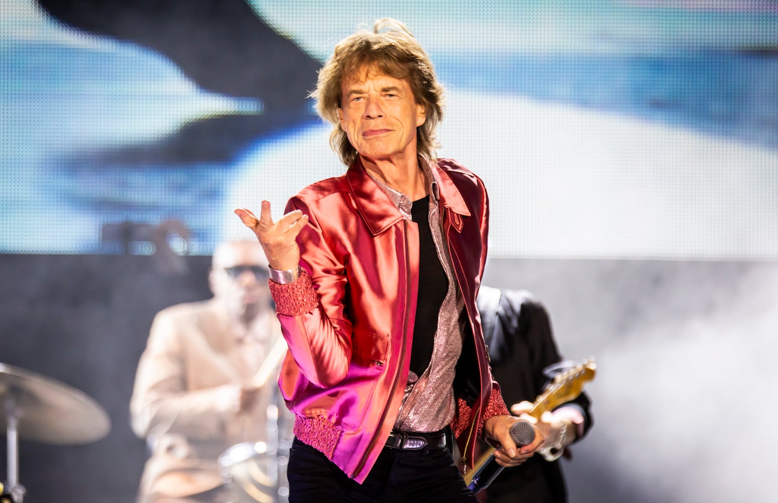 Atlanta, GA: The Rolling Stones play for crazed fans singing along to every word at Mercedes Benz Stadium on the Hackney Diamonds Tour. Photo taken Friday June 7, 2024. 060924 aajc rolling stones review (RYAN FLEISHER FOR THE ATLANTA JOURNAL-CONSTITUTION)