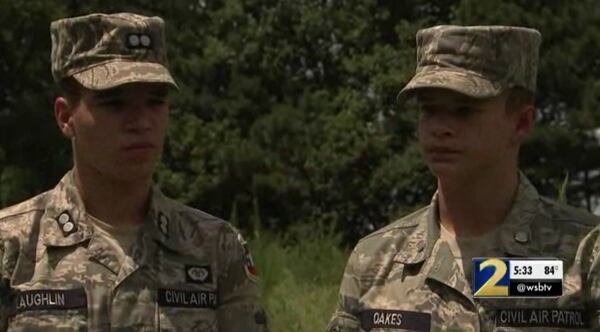 Left to right: Davis Laughlin and Nathaniel Oakes