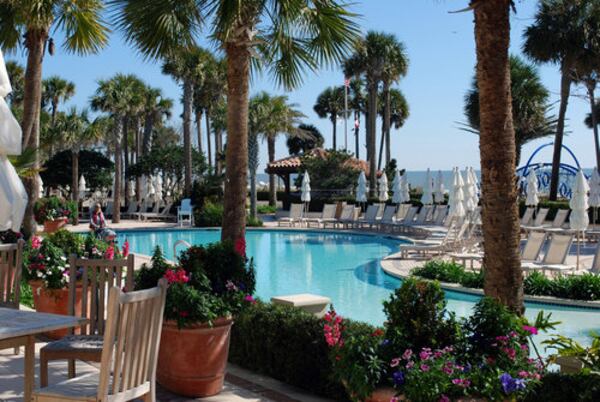 Guests of The Cloister can enjoy the pool at the Beach Club which has three pools, a movie theater and oceanfront dining.