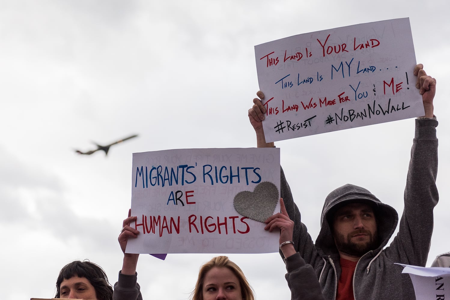 Atlanta Airport protests over immigration policy Sunday Jan. 29