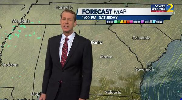 Channel 2 Action News meteorologist Brad Nitz delivers the weather forecast for Saturday, Feb. 26, 2022.