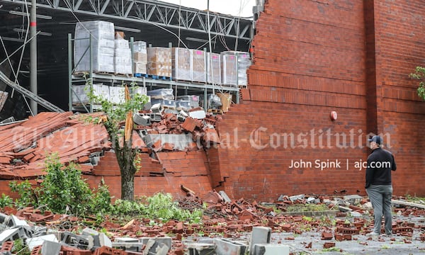 The 100,000-square-foot warehouse is likely a total loss.