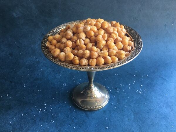 Looking for a healthy snack? Try roasted chickpeas. CONTRIBUTED BY KELLIE HYNES