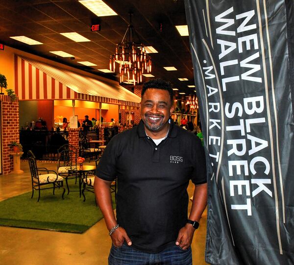 New Black Wall Street Market director Matt Hampton wants to make life better for minority entrepreneurs, as well as residents who live near the Stonecrest venue. (Chris Hunt for The Atlanta Journal-Constitution)