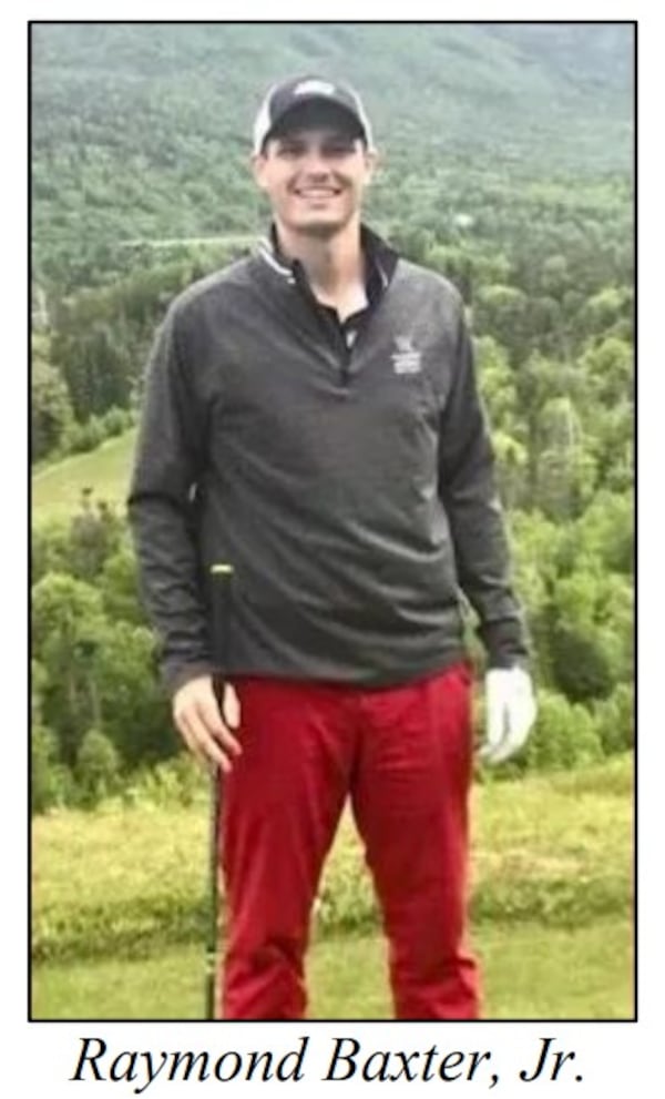 A photograph of Raymond Baxter Jr. is featured in a lawsuit filed by his parents in relation to his death. Baxter was fatally struck by lightning at the Bentwater Golf Club in Acworth on Sept. 12, 2023, according to the lawsuit, which claims the club failed to warn about dangerous weather. (Courtesy photo)