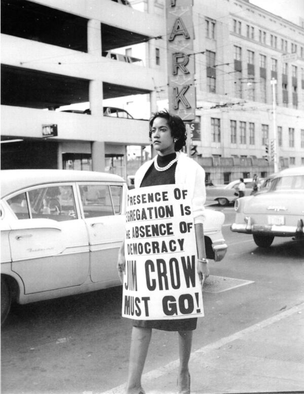 College students and young professionals took to Atlanta's streets to organize against segregation and Jim Crow laws during the 1960s. CONTRIBUTED