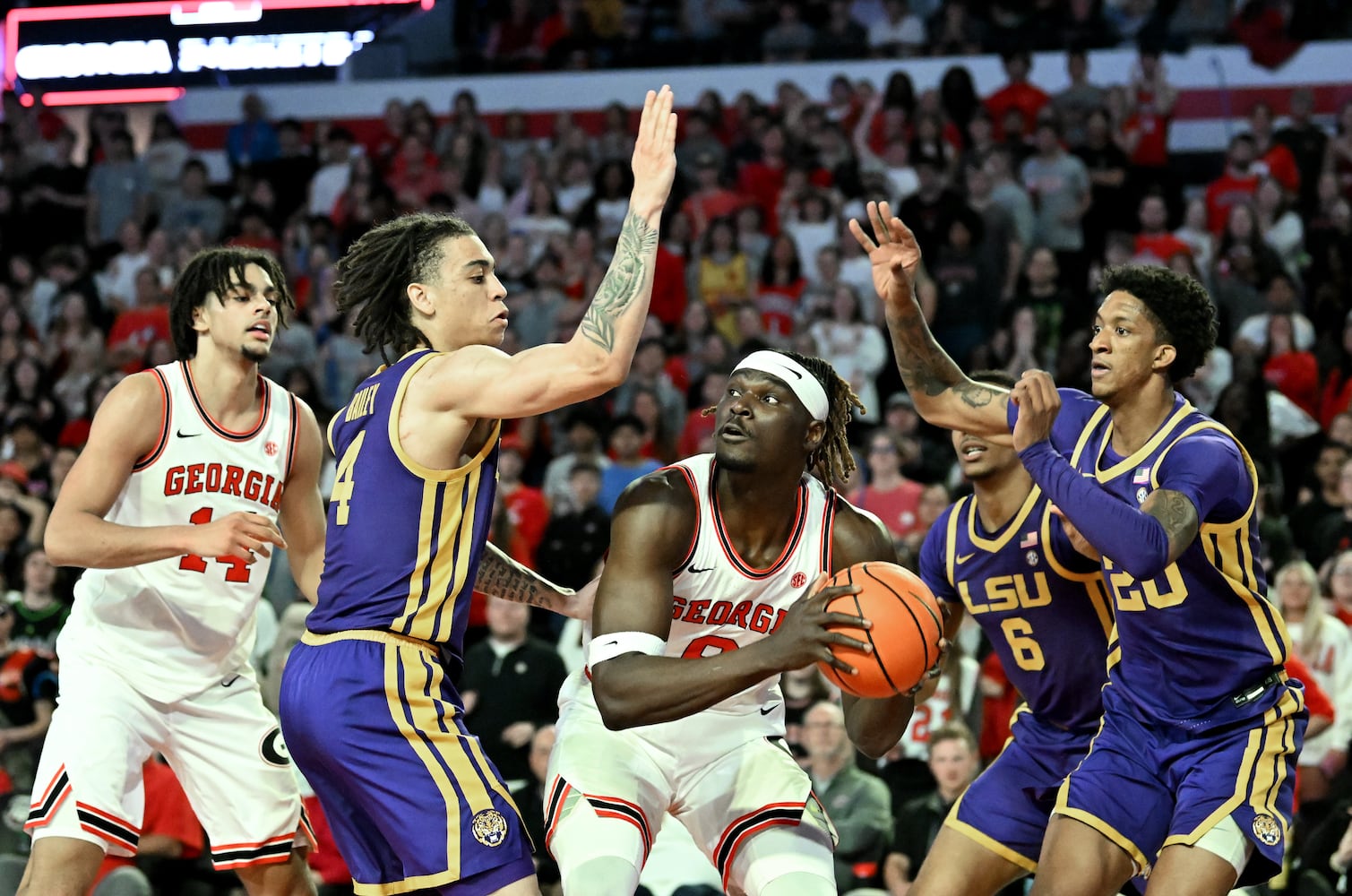 Georgia vs LSU basketball 