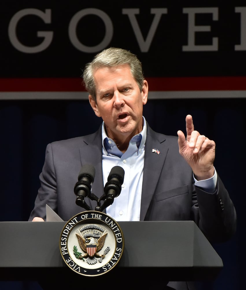 Photos: Mike Pence campaigns with Brian Kemp