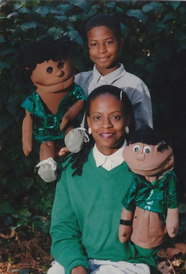 A young Raymond Carr with his mother, Debra. (Courtesy of Raymond Carr)