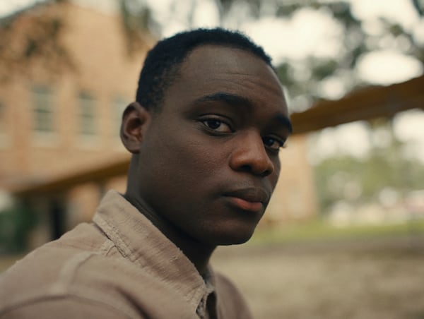 This image released by Amazon/MGM shows Ethan Herisse in a promotional photo for the film "Nickel Boys." (Orion Pictures/Amazon/MGM via AP)