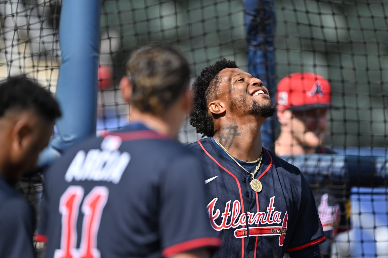 First full-squad spring training workouts