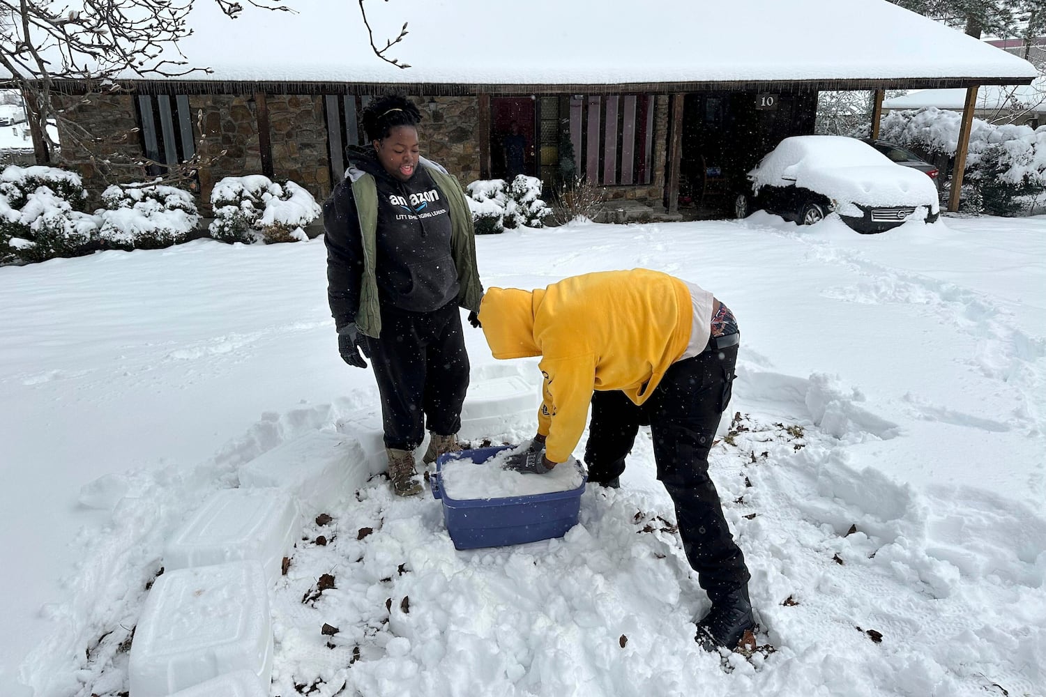 Winter Blasts Snow Fun