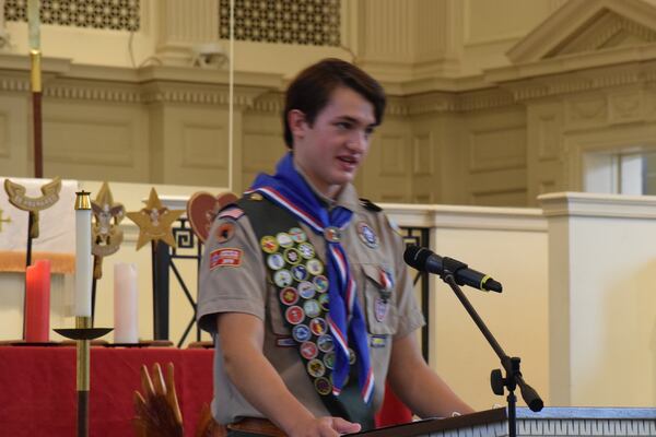 Thomas Howser recently achieved the rank of Eagle Scout at Troop 77 from Oak Grove United Methodist Church in Decatur.