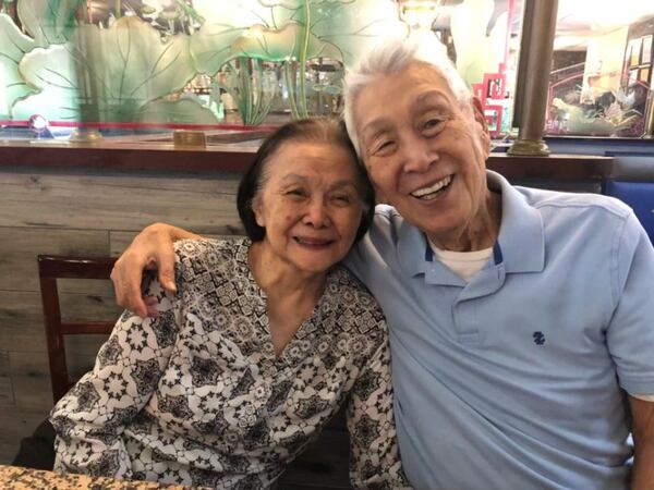 Jimmy and Alice Doi both grew up in California, where their parents became friends. Both were held in different internment camps; they married in 1952, after Jimmy returned from service. Photo: Jimmy Doi