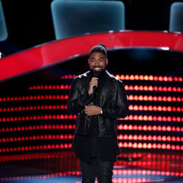 THE VOICE -- "Blind Auditions" -- Pictured: Darius Scott -- (Photo by: Tyler Golden/NBC)