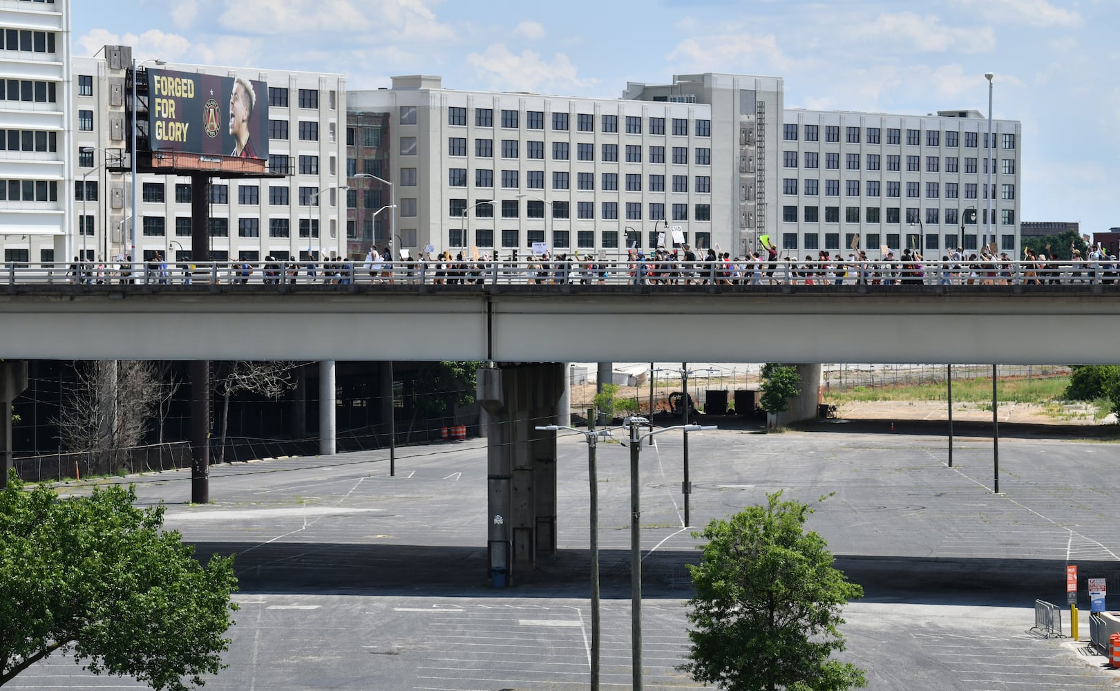 PHOTOS: Protesters gather in Atlanta over Friday’s police shooting