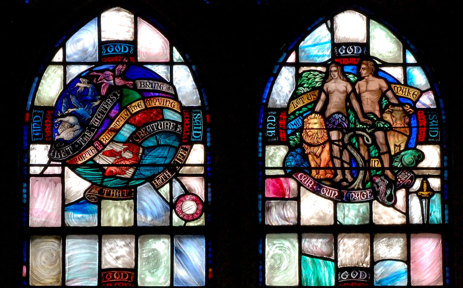 Stained glass windows of Druid Hills Presbyterian