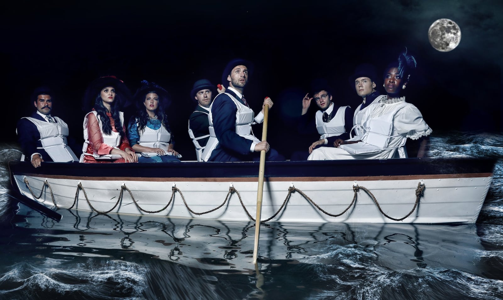 Boasting an ensemble of 40 actors and singers, Serenbe’s musical “Titanic” was a large scale spectacle. PHOTO CREDIT: BreeAnne Clowdus