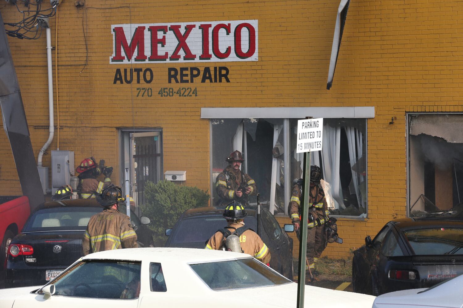 Fire at DeKalb County business