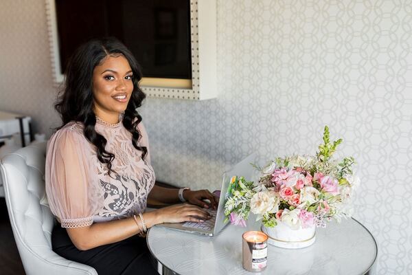 Florist Leneille Moon of Alpharetta kept her family together and her business going following an apartment flood. Courtesy of Leneille Moon