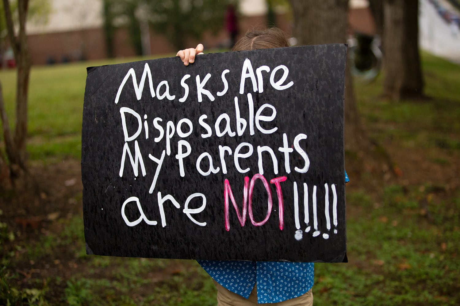 decatur city school protest covid