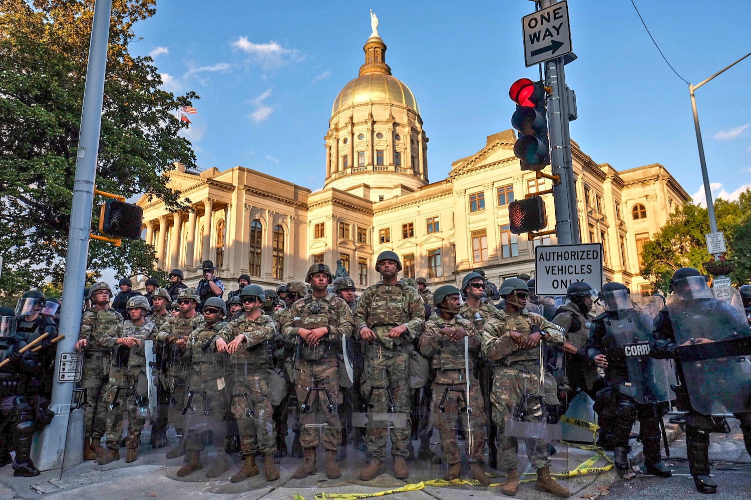 PHOTOS: Third day of protests in downtown Atlanta