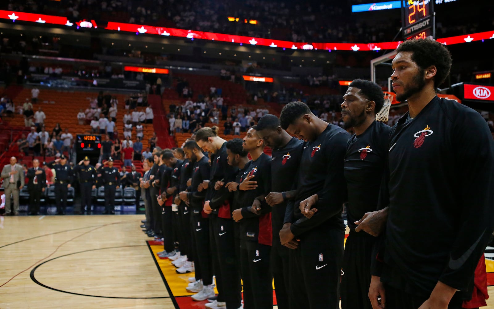 How NBA players are handling the national anthem