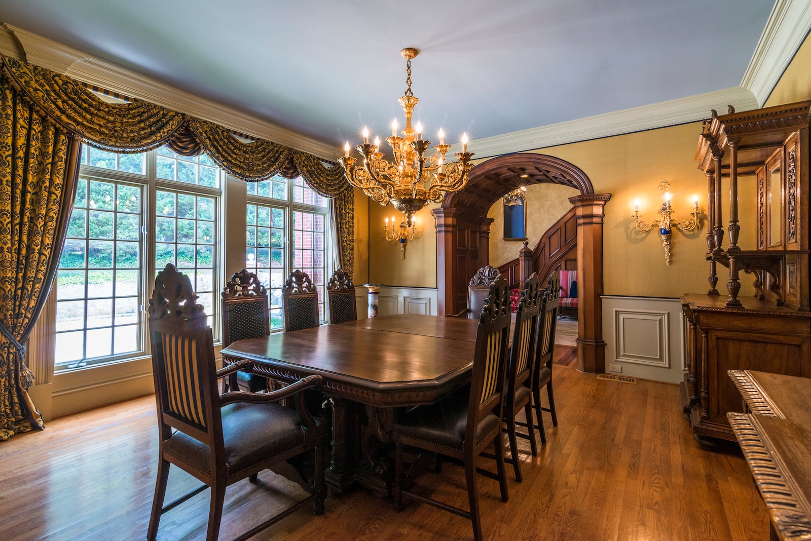 A look at 3863 Streamside Drive in Marietta, which is being sold for $2.5 million. The 12,000-square-foot castle sits on an acre just off Sope Creek.