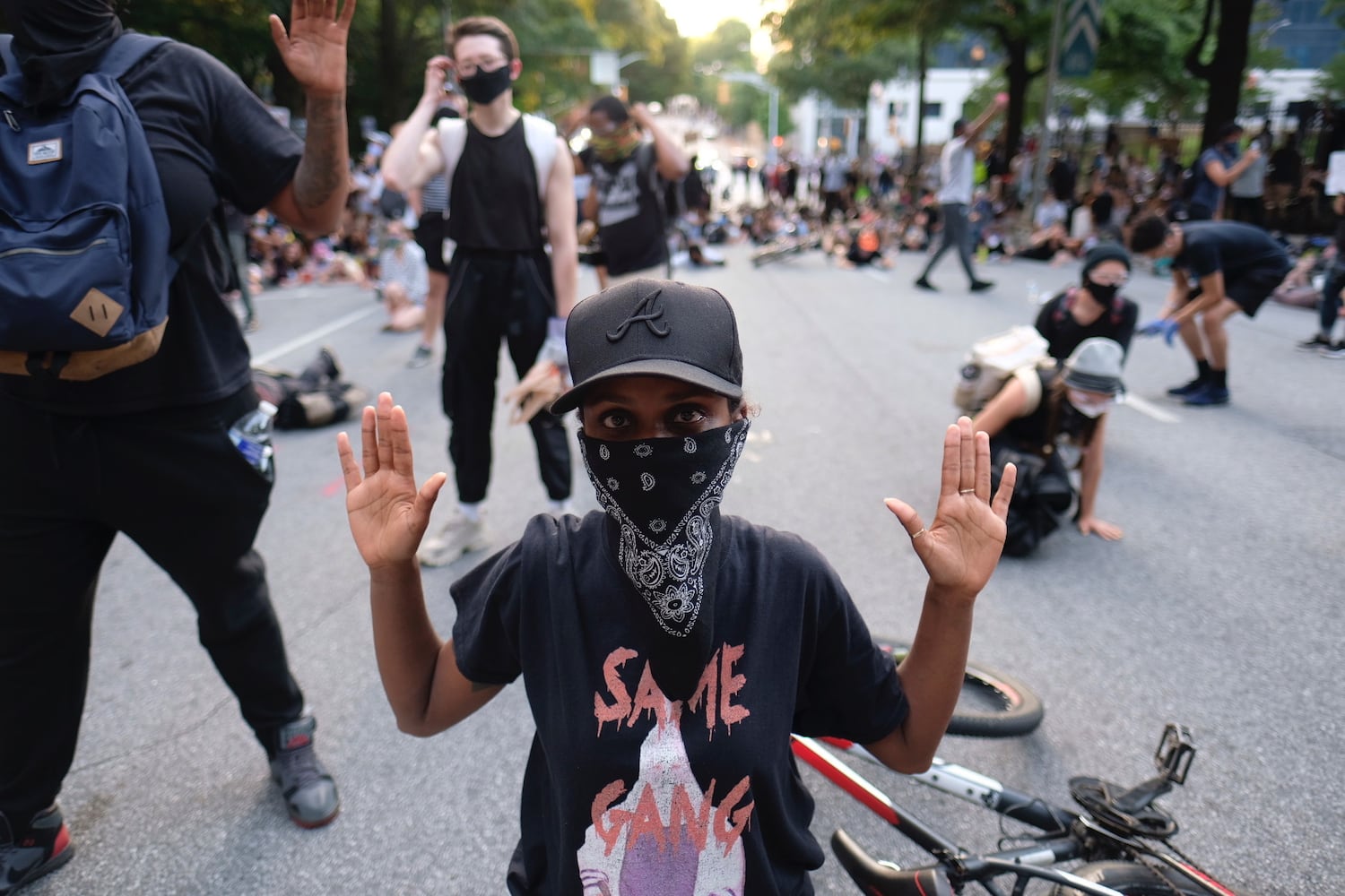 PHOTOS: Fourth day of protests in downtown Atlanta