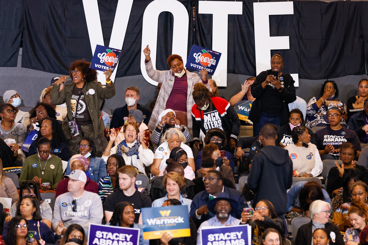 barack obama, stacy abrams, raphael warnock