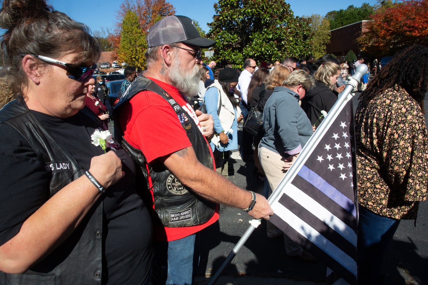 A community prayer vigil for Officer Paramhans Desai.