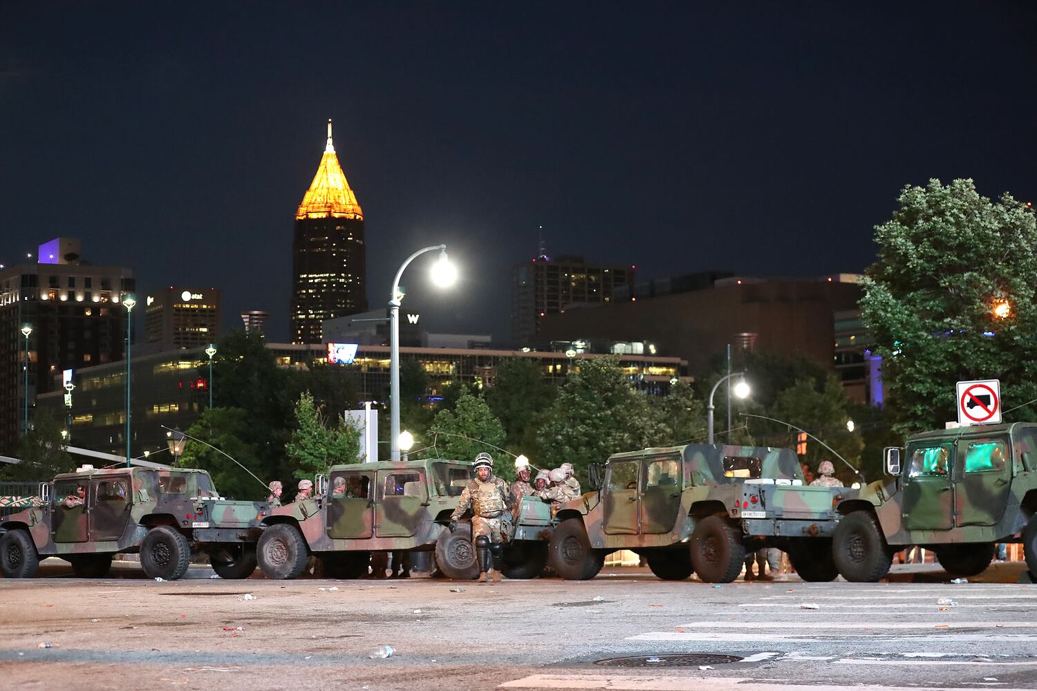 PHOTOS: Fourth day of protests in downtown Atlanta