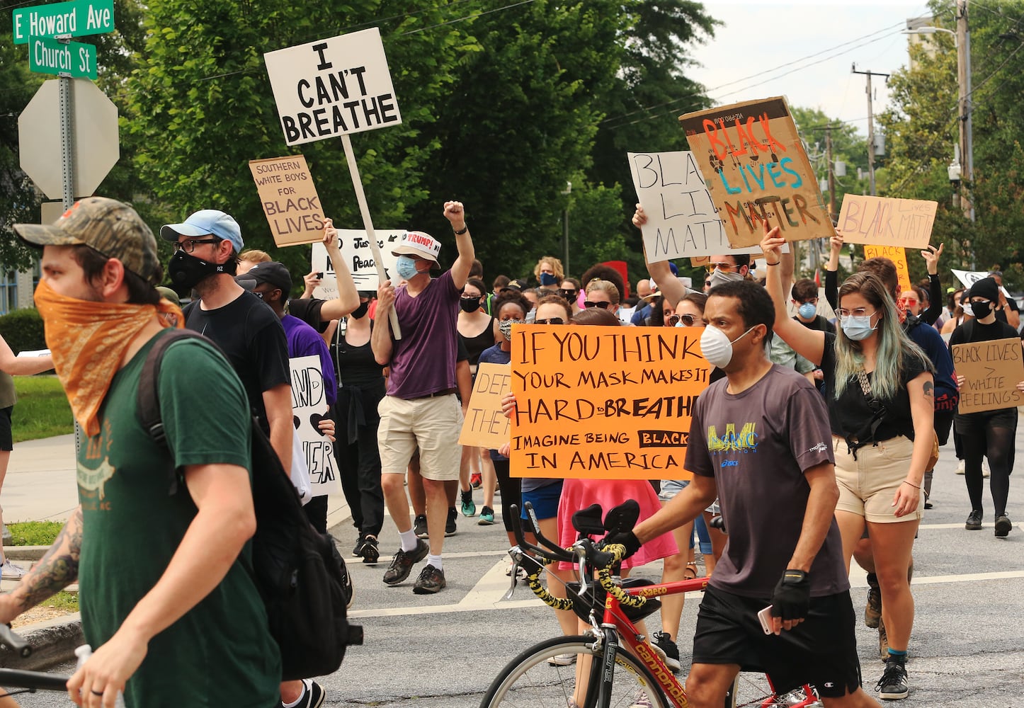 PHOTOS: Protesters gather across metro Atlanta