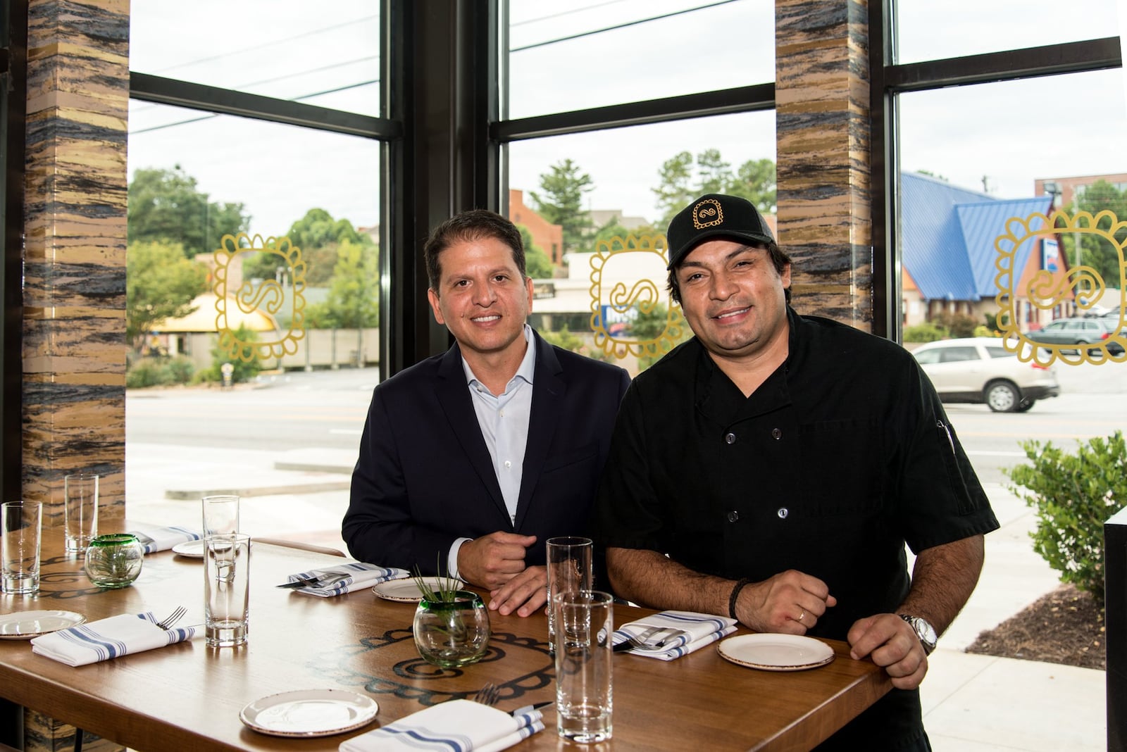 Casi Cielo Owner Juan Fernando Henao (left) and Executive Chef Juan Ruiz (right). Photo credit- Mia Yakel.