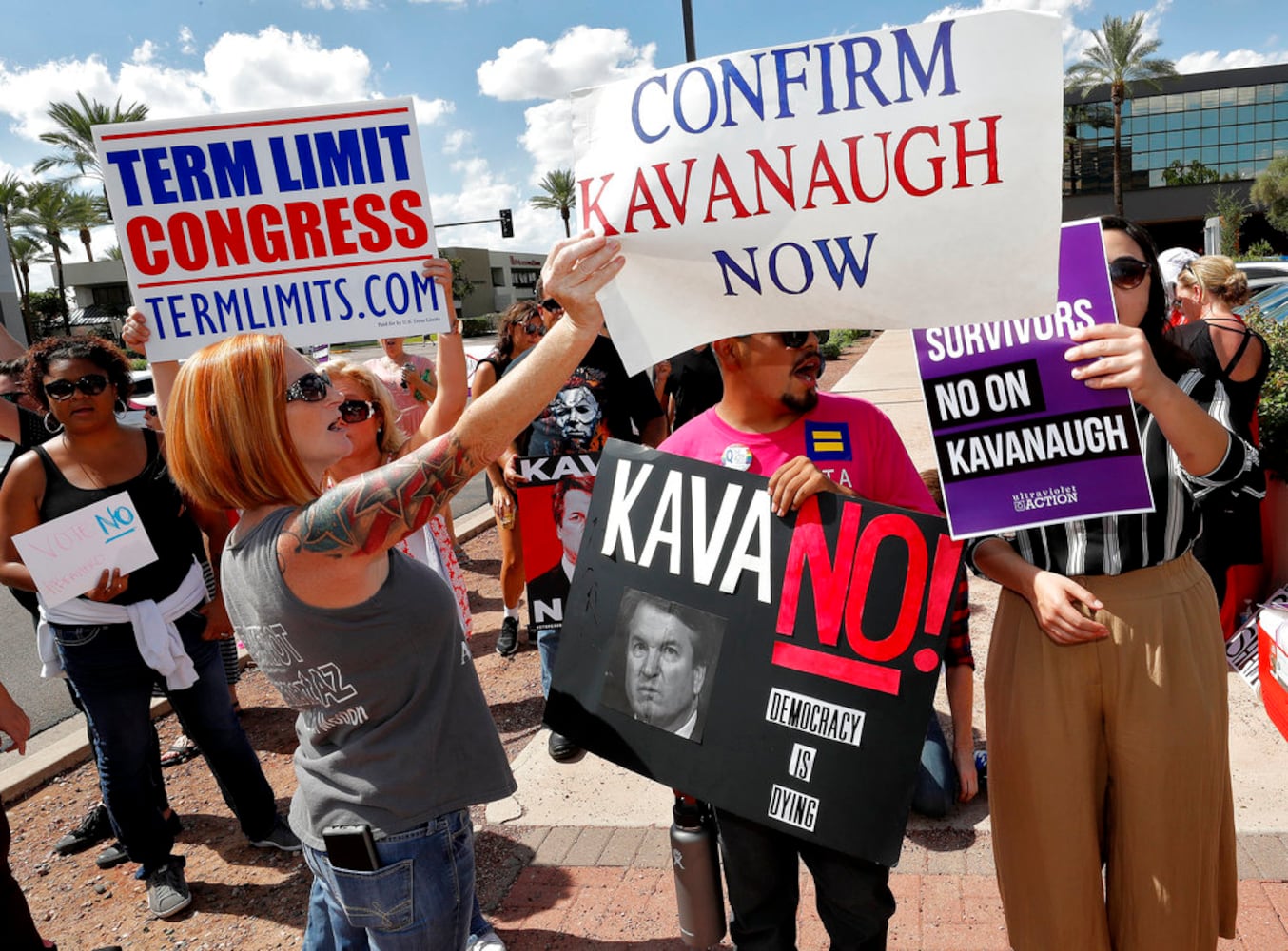 Photos: Kavanaugh protests escalate on Capitol Hill