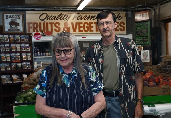 Judy Black and David Glenn's family has been in the produce business in metro Atlanta for 91 years. (Hyosub Shin/Hyosub.Shin@ajc.com)