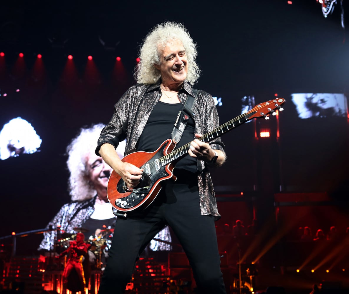 Queen + Adam Lambert rocked sold out State Farm Arena on Monday, October 23, 2023.
Robb Cohen for the Atlanta Journal-Constitution