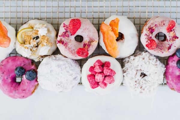 An Easter Basket Full of Mini-Doughnuts